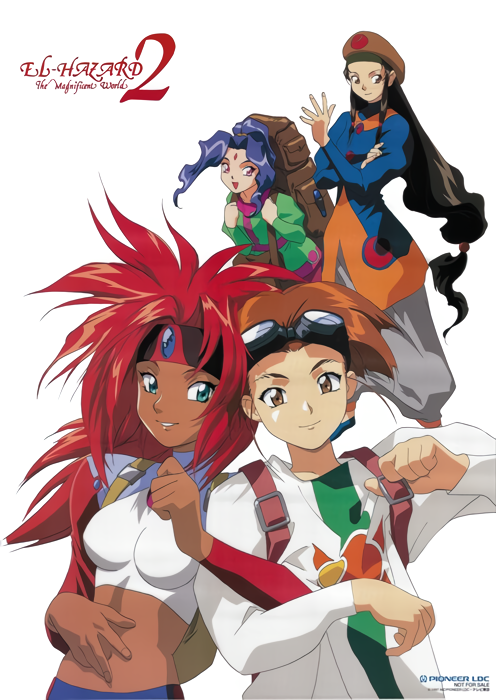 1990s_(style), alielle, aqua_eyes, armlock, backpack, bag, black_hair, brown_eyes