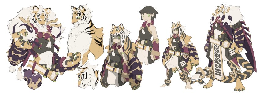 1boy, 1girl, absurdres, animal_ears, animal_hood, barefoot, black_hair, body_fur