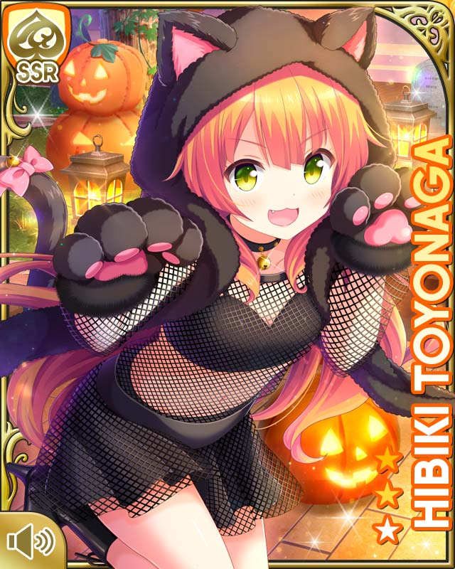 1girl, animal_ears, animal_hands, black_legwear, black_neckwear, black_ribbon, black_skirt, bow