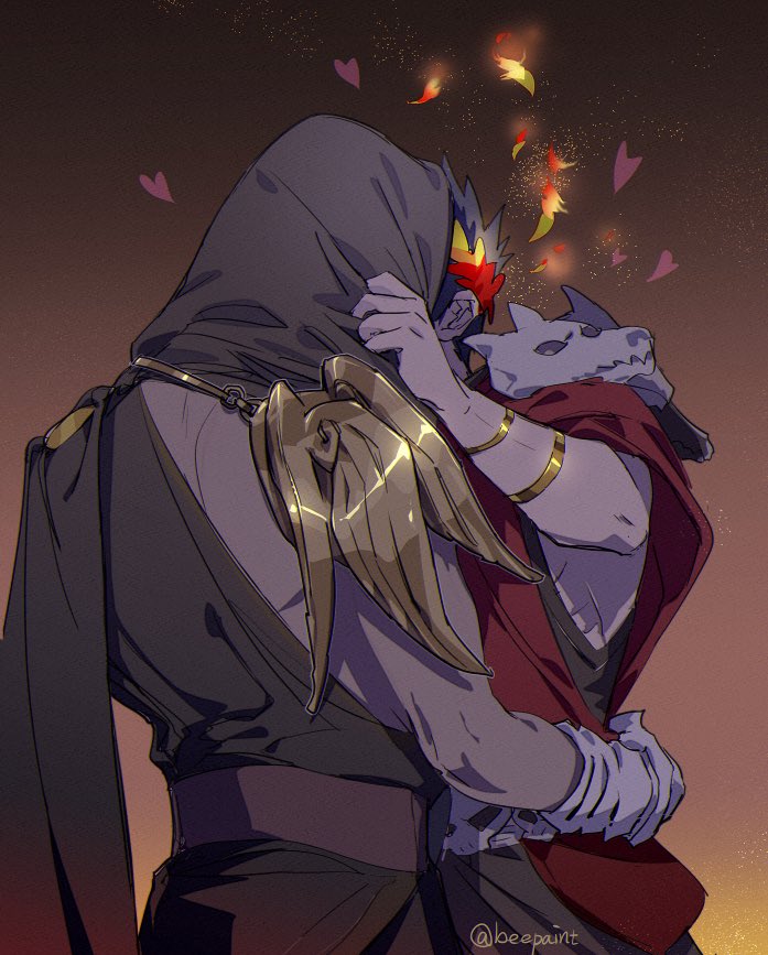 2boys, ancient_greek_clothes, armlet, beepaint, black_hair, dark-skinned_male, dark_skin, gloves