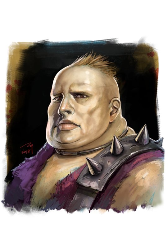 1boy, armor, brown_hair, closed_mouth, collar, fat, fat_man, fire_emblem