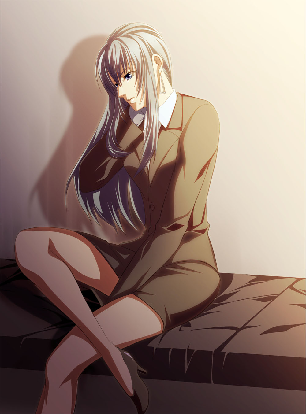 1girl, bad_id, bad_pixiv_id, blue_eyes, blue_hair, female_focus, highres, killingrock