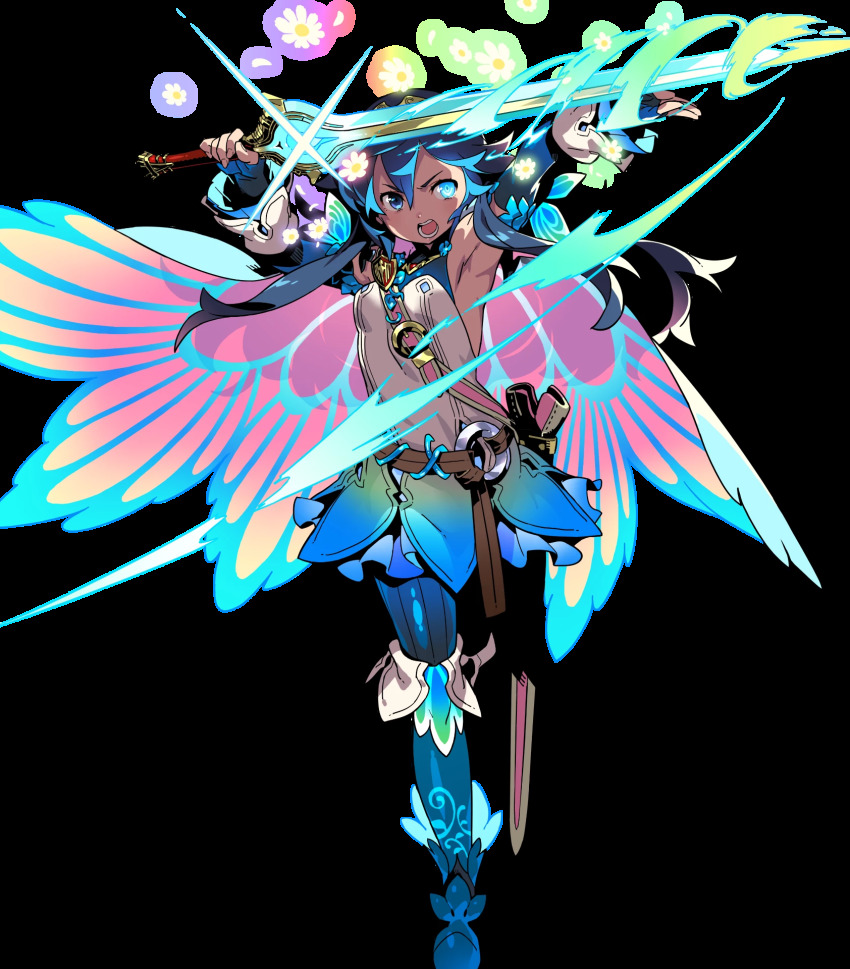 1girl, belt, blue_bodysuit, blue_eyes, blue_hair, bodysuit, bodysuit_under_clothes, boots