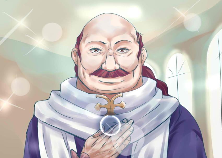 1boy, artist_name, bald, facial_hair, fire_emblem, fire_emblem_heroes, mustache, nintendo
