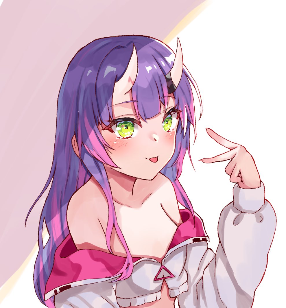 1girl, blush, breasts, cleavage, collarbone, cropped_jacket, day, daylight919