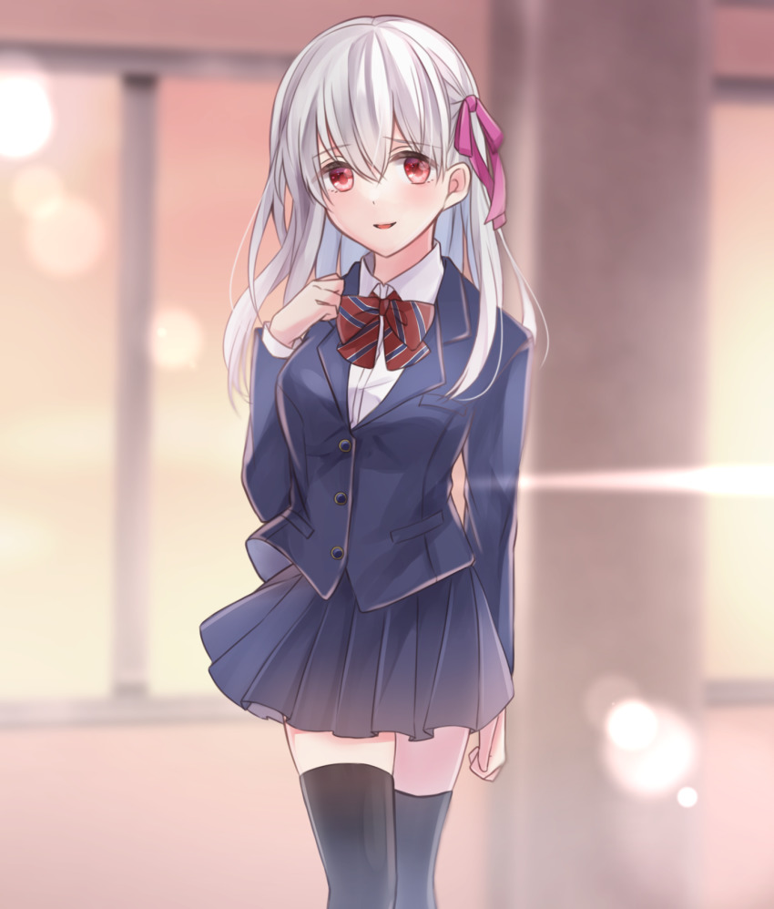 1girl, bad_id, bad_pixiv_id, blush, breasts, canary999, contemporary, fate/grand_order