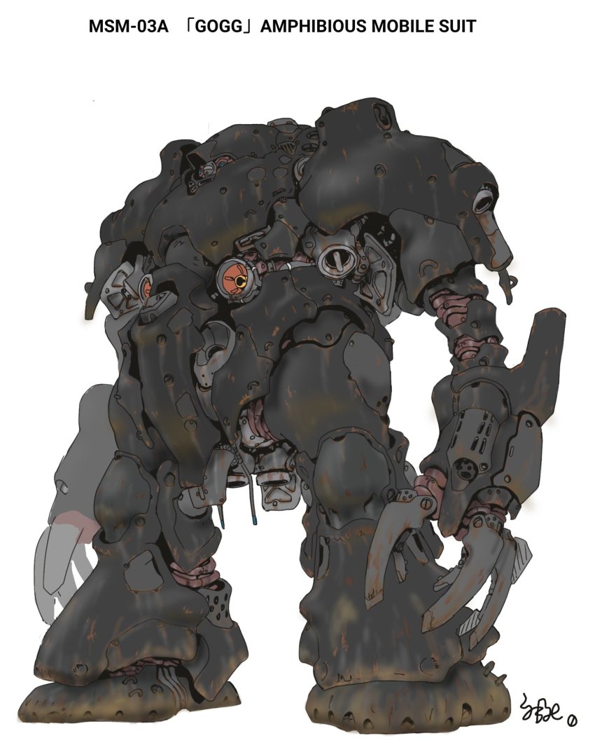 character_name, commentary, english_commentary, gogg, gundam, highres, mecha, mobile_suit_gundam