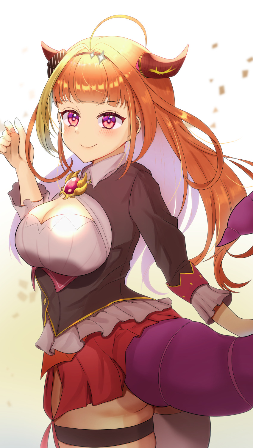 1girl, absurdres, ahoge, ass, asymmetrical_legwear, bad_id, bad_pixiv_id, black_bow