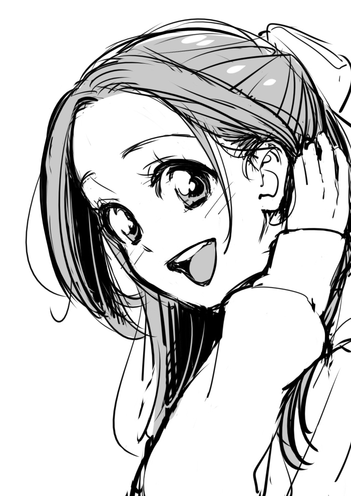 1girl, adjusting_hair, aikatsu!, aikatsu!_(series), aikatsu_on_parade!, blush, bow, from_side