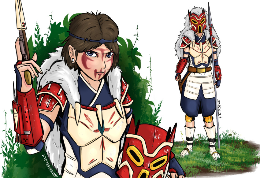 mononoke_hime, san_(mononoke_hime), star_wars, starwars, studio_ghibli, tagme, the_mandalorian, zicaneborgen