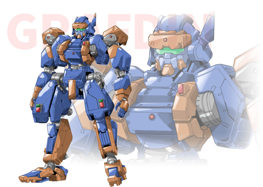 character_name, grafdin, highres, looking_ahead, mecha, no_humans, official_art, open_hands