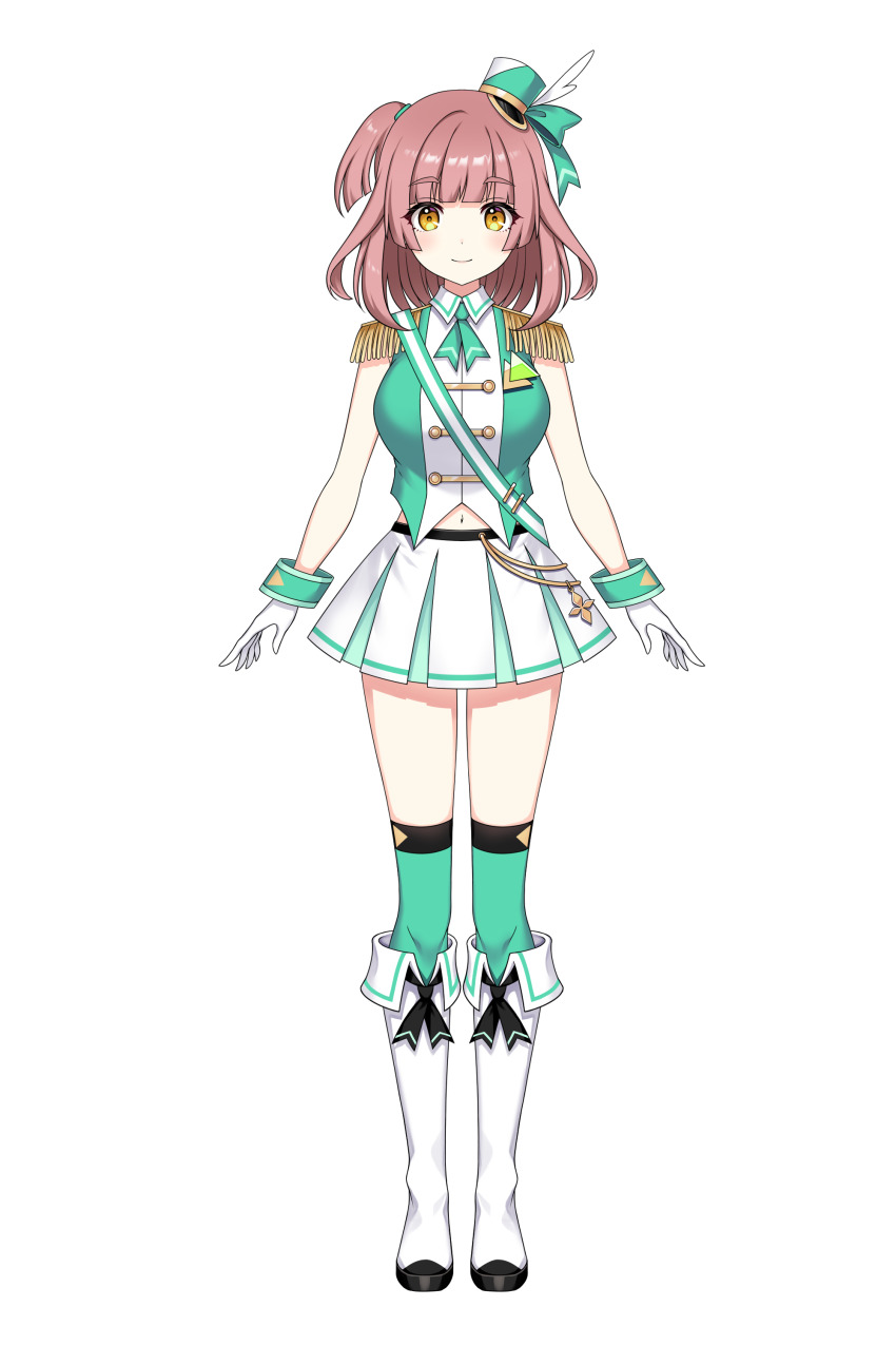 1girl, absurdres, blush, boots, bow, breasts, closed_mouth, clothing_cutout