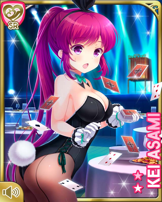 1girl, :o, animal_ears, asami_kei, ass, black_leotard, bow, bowtie