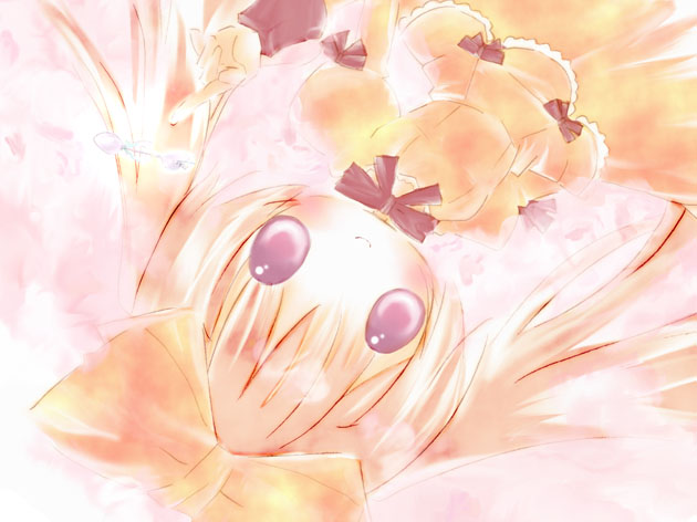 animal_ears, blonde_hair, cat_ears, keimari, long_hair, solo, tagme, twintails