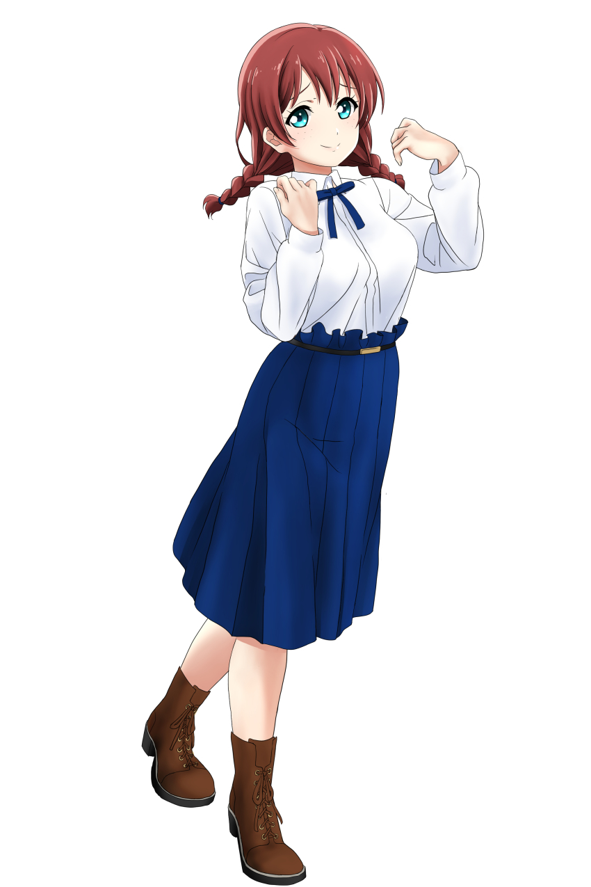 1girl, absurdres, aqua_eyes, artist_name, artist_request, belt, black_belt, blue_eyes