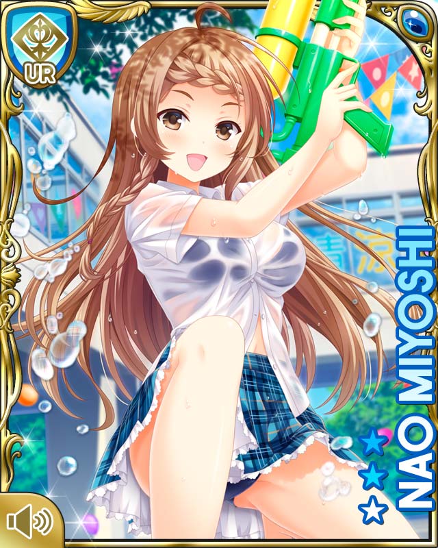 1girl, barefoot, bikini, bikini_under_clothes, black_bikini, blouse, blue_skirt, bow