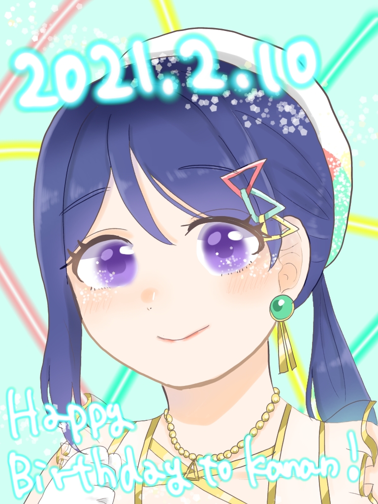 1girl, alternate_hairstyle, amazing_travel_dna, artist_name, artist_request, bare_shoulders, blue_hair, blush