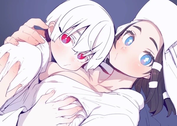 arrow_(en'en_no_shouboutai), blue_eyes, breasts, en'en_no_shouboutai, large_breasts, shimobaru, sho_kusakabe, tagme