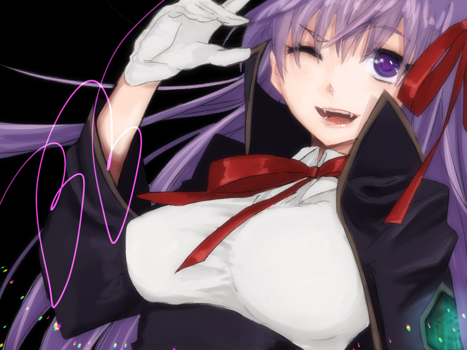 1girl, bb_(fate), bb_(fate/extra), black_coat, black_skirt, blush, breasts, coat