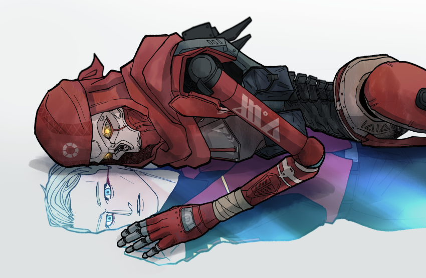 2boys, absurdres, apex_legends, bandana, belt, black_belt, black_pants, black_shirt