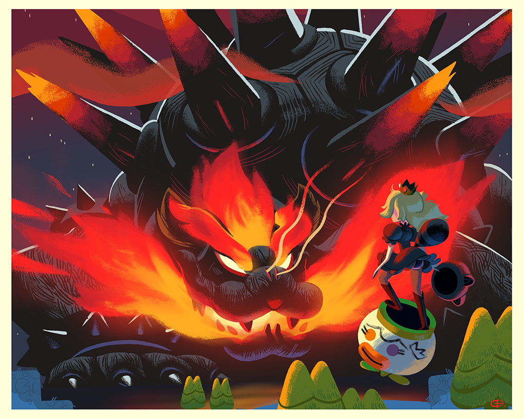 1girl, animal_costume, boots, bowser, bracelet, breath_weapon, breathing_fire, claws