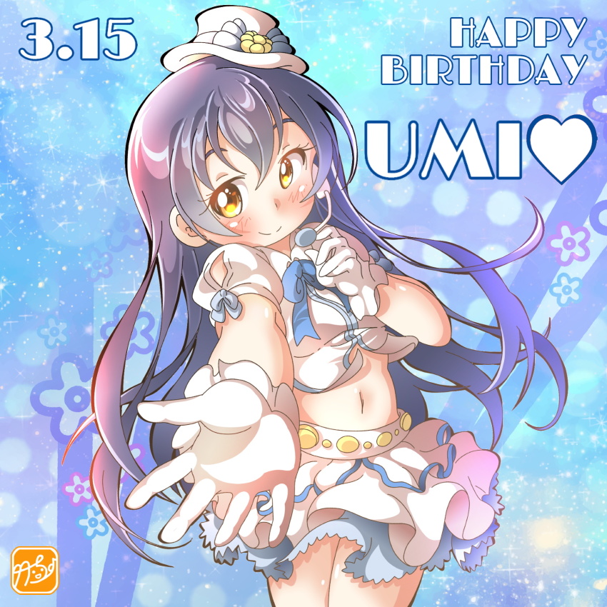 1girl, aqua_background, aqua_bow, artist_name, artist_request, bare_legs, blue_hair, blush