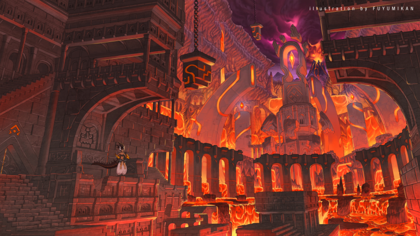 artist_name, bare_shoulders, bikini, black_hair, dark_skin, dark-skinned_female, dragon_girl, dragon_horns