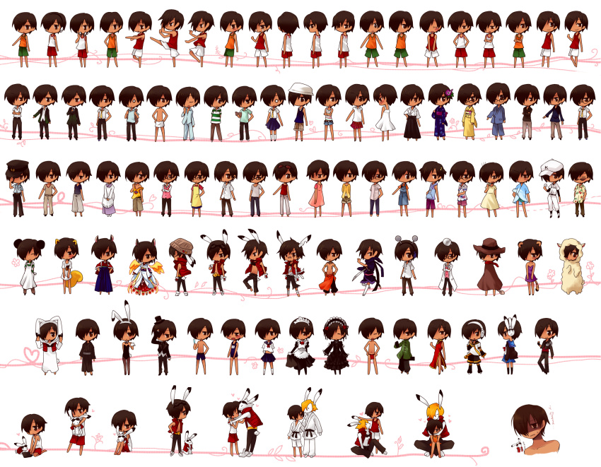 00s, alternate_costume, animal_ears, baseball_uniform, child, cosplay, crossdressing, crossdressing_(mtf)