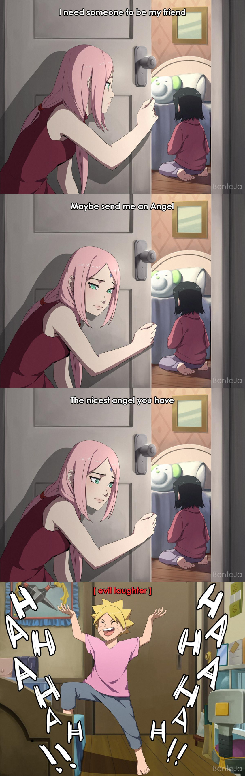 1boy, 1girl, absurdres, arms_up, artist_name, barefoot, bed, bedroom