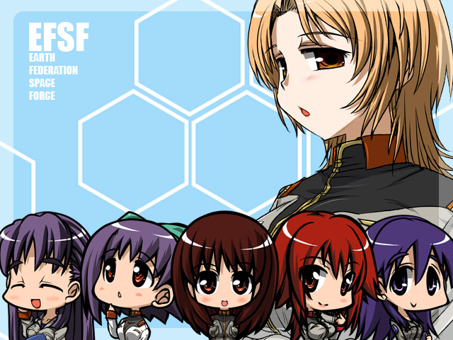 6+girls, allison_cherie, ata_swanport, bad_id, bad_pixiv_id, blue_hair, blush, brown_hair