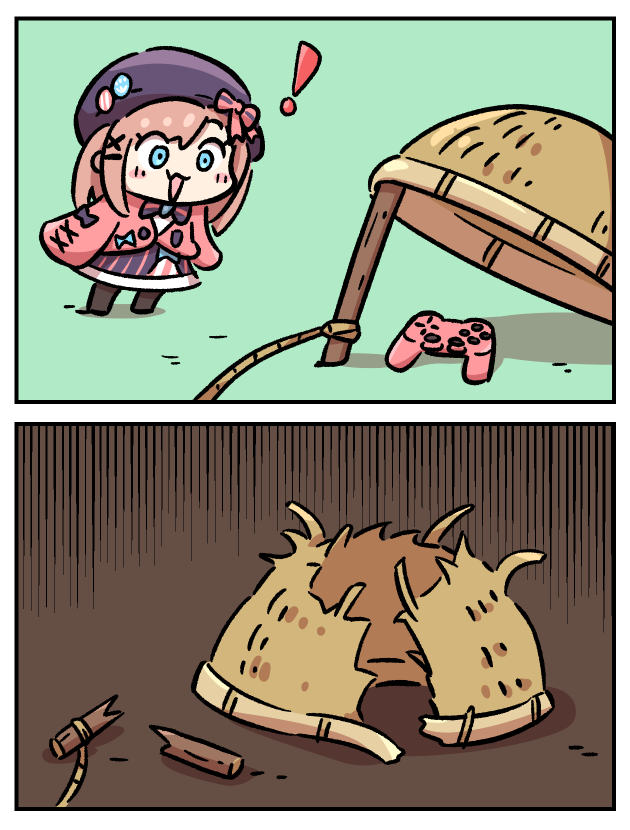 !, 1girl, :3, basket, beret, blue_eyes, blush, bow