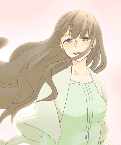 1girl, dress, fate/zero, fate_(series), green_dress, green_eyes, green_hair, long_hair