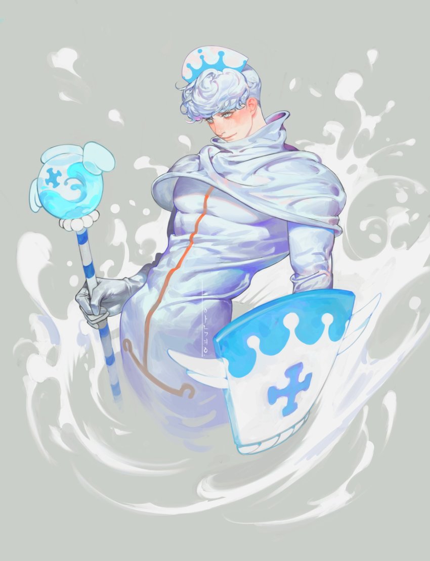 1boy, an_kyoung, artist_name, closed_mouth, commentary_request, cookie_run, cowboy_shot, cropped_legs