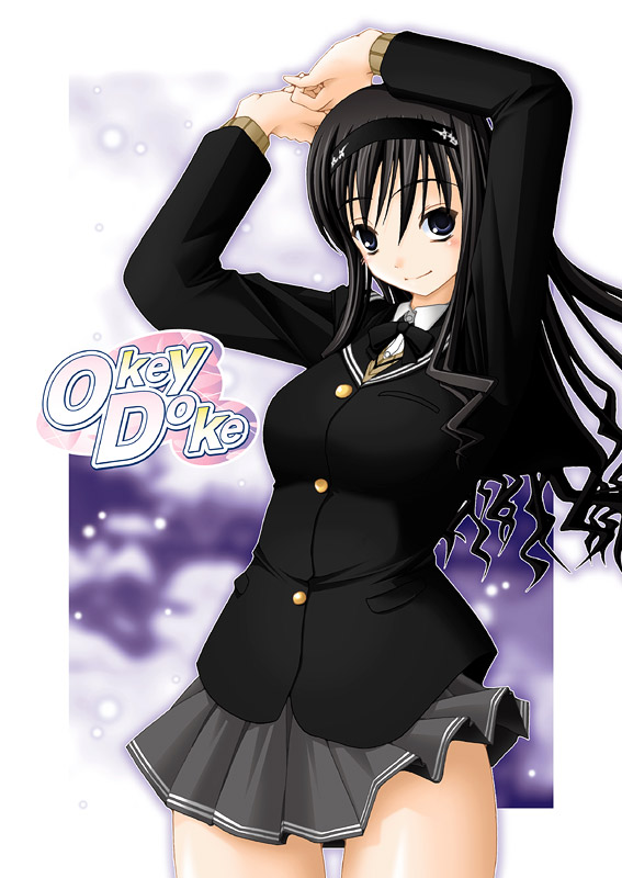 1girl, amagami, black_hair, blue_eyes, female_focus, hairband, keito, morishima_haruka