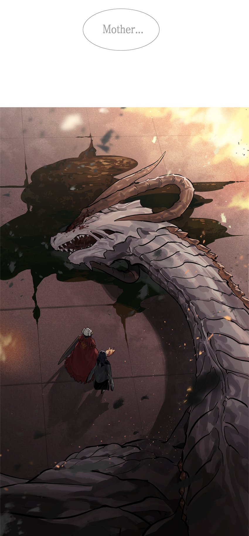 2girls, blue_hair, female_byleth_(fire_emblem), byuub, cape, commentary, dark_blue_hair, death