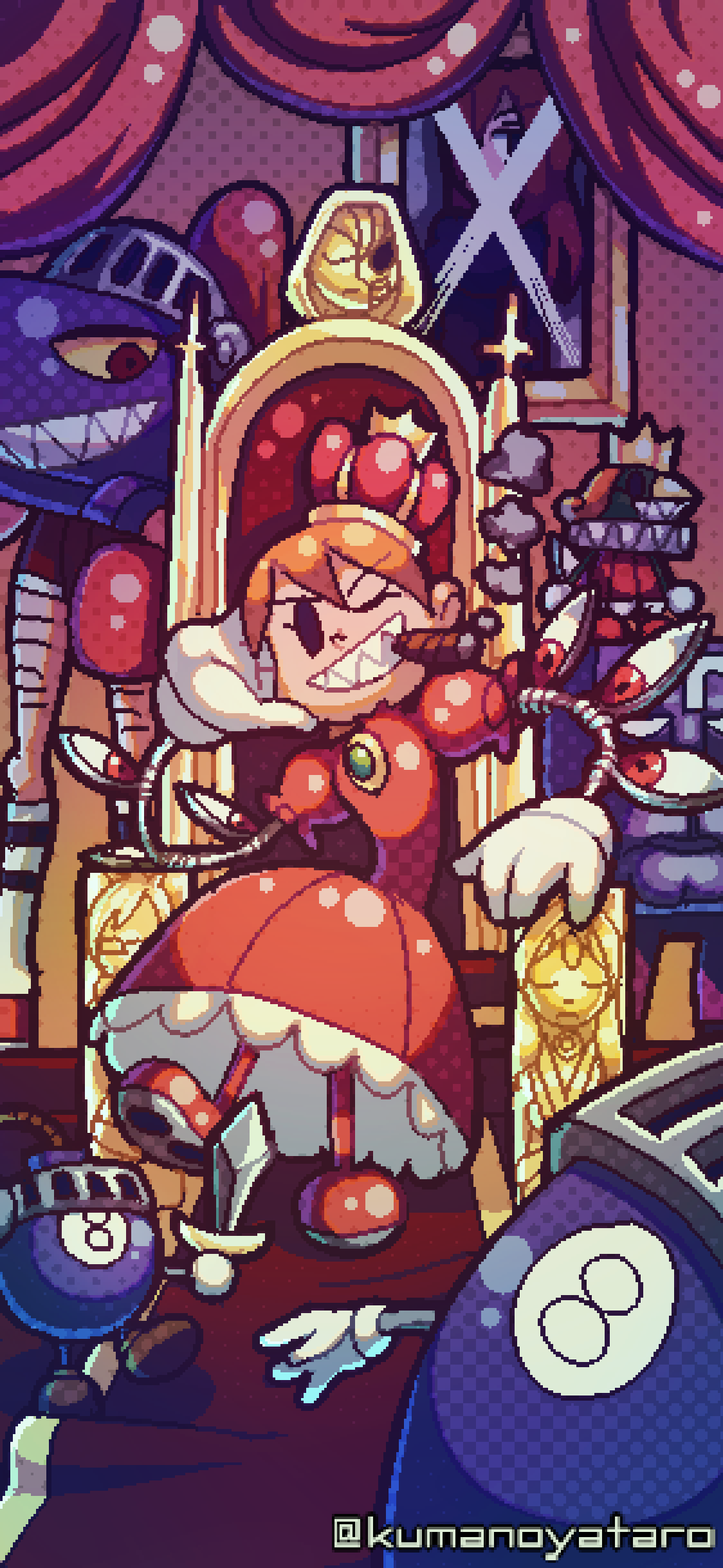 1girl, absurdres, aeon_(skullgirls), alternate_costume, andy_anvil, avery_(skullgirls), boxing_ring, brooch