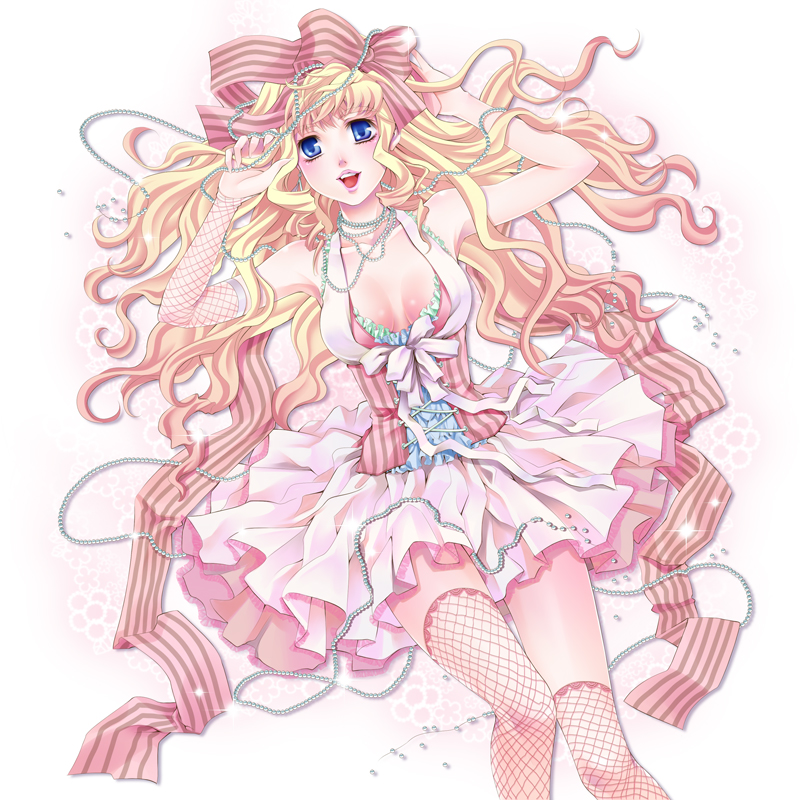 00s, 1girl, bad_id, bad_pixiv_id, beads, blonde_hair, blue_eyes, blush