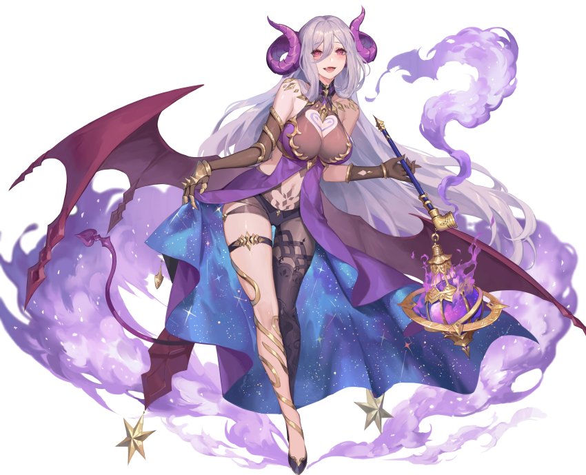 1girl, absurdres, armlet, asymmetrical_gloves, asymmetrical_legwear, bare_shoulders, bikini, bikini_bottom_only