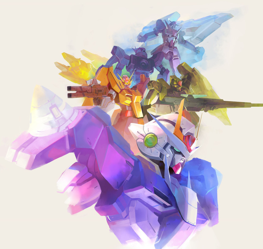 00_gundam, aqua_eyes, cherudim_gundam, gn_drive, gun, gundam, gundam_00, gundam_arios