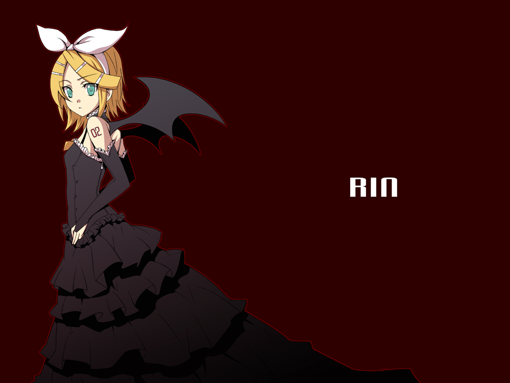 1girl, aqua_eyes, blonde_hair, bow, dark, detached_sleeves, dress, female_focus