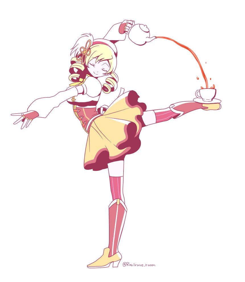 1girl, ankle_boots, arm_behind_head, arm_up, back_bow, ballet, black_boots, black_gloves