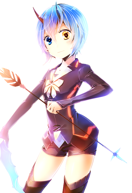 1girl, black_shirt, black_shorts, blue_eyes, blue_hair, blush, breasts, closed_mouth