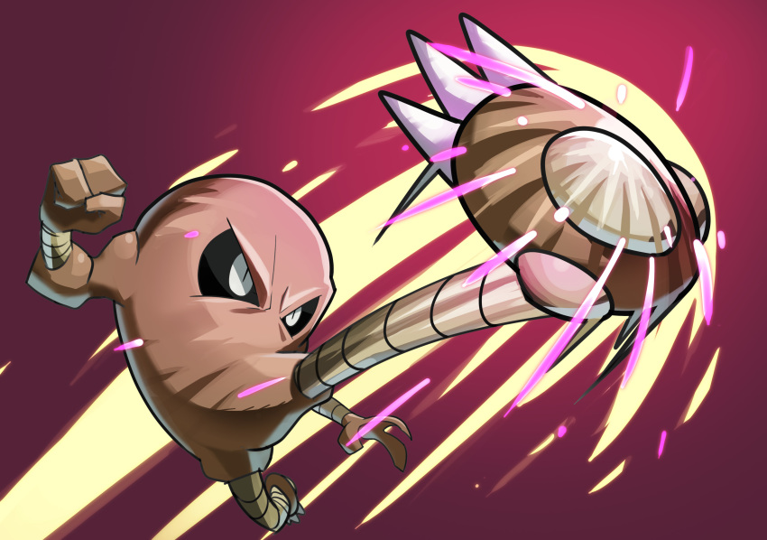 absurdres, black_eyes, claws, clenched_hand, commentary_request, energy, full_body, gen_1_pokemon