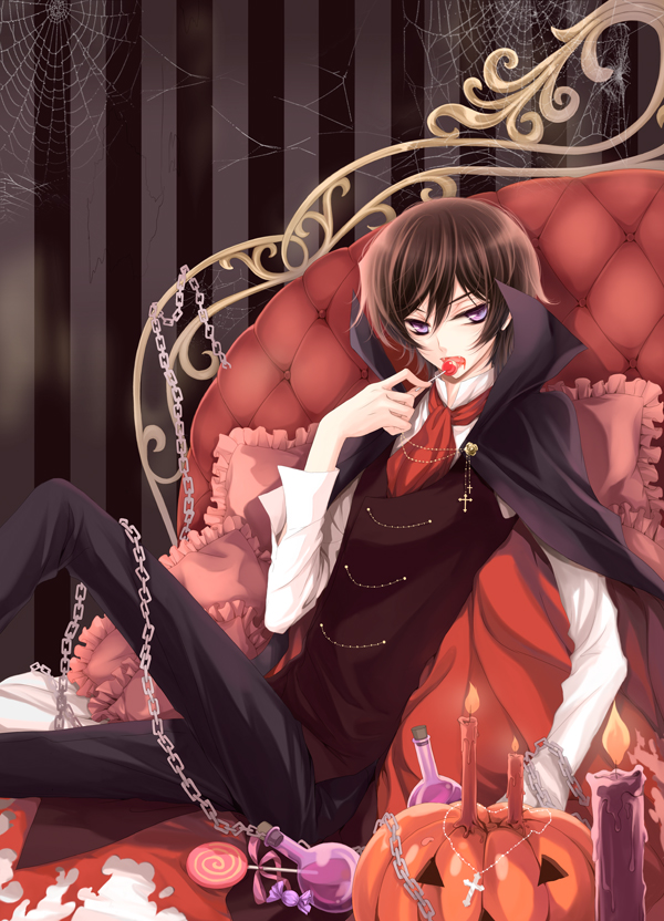 00s, 1boy, candle, candy, code_geass, flask, food, fylus