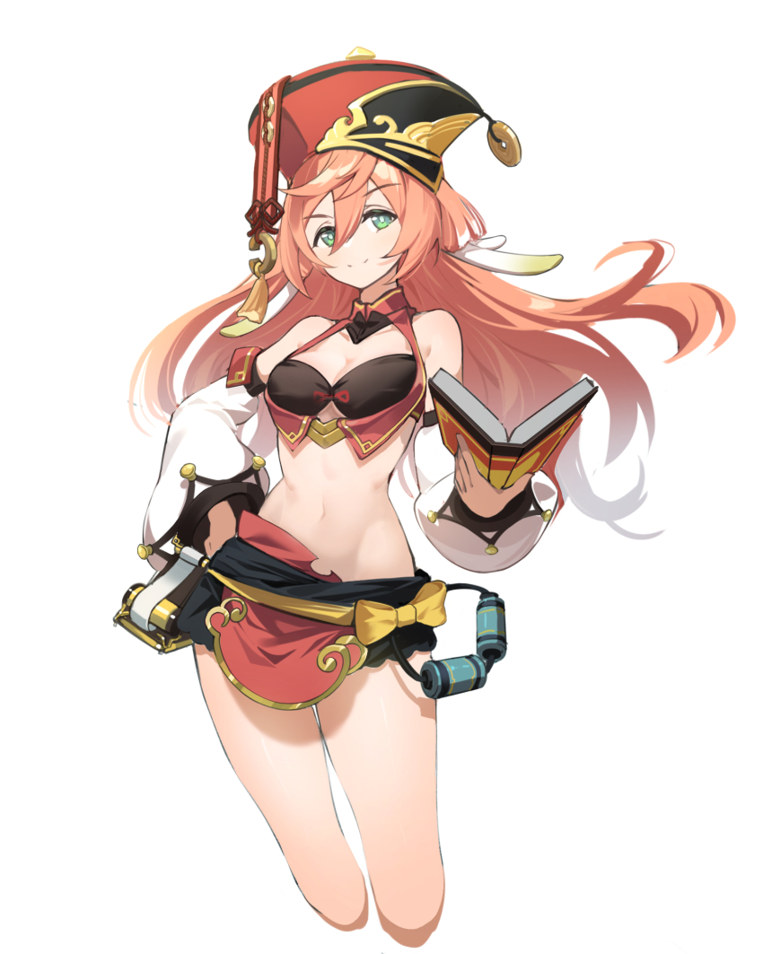 1girl, bare_shoulders, black_bra, bloomers, book, bra, breasts, commentary_request