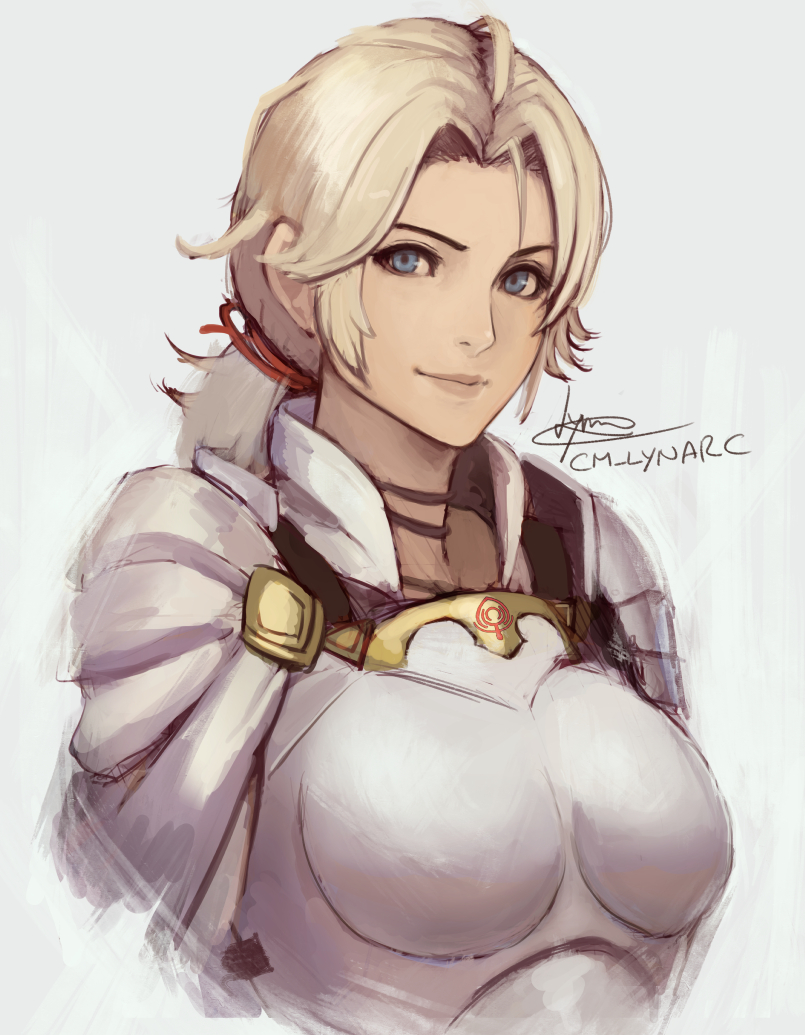 1girl, armor, blonde_hair, blue_eyes, boobplate, breastplate, catherine_(fire_emblem), dark-skinned_female