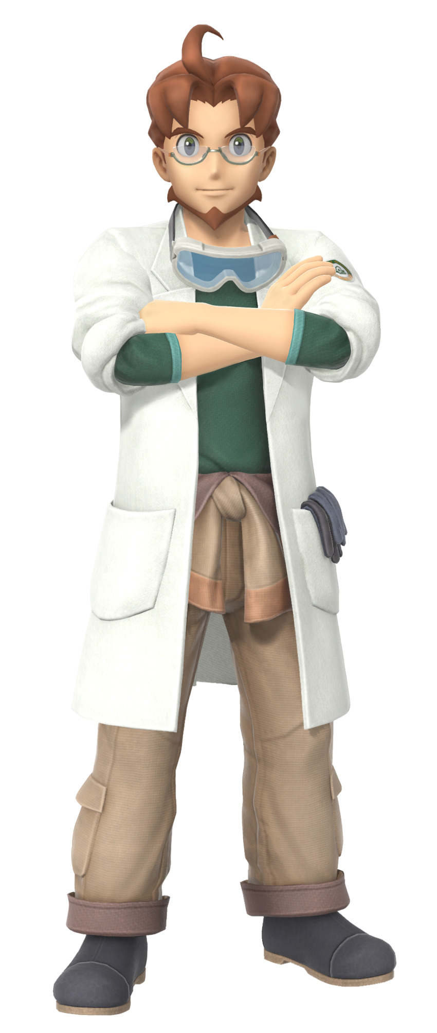 1boy, 3d, absurdres, ahoge, artist_request, beard, black_gloves, black_shoes