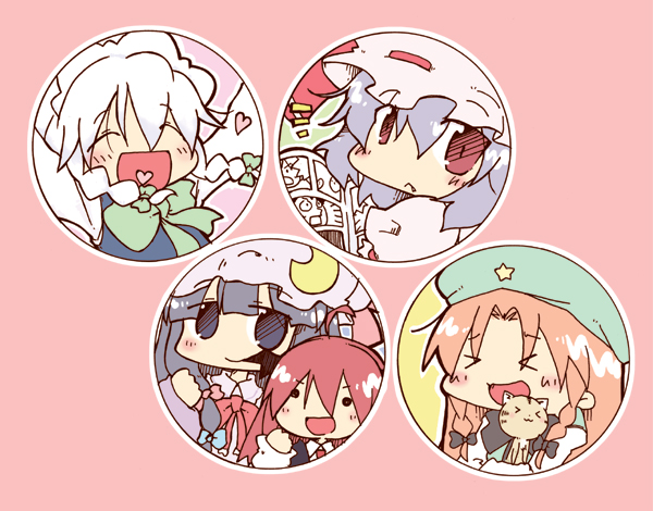 >_<, 5girls, :<, :3, :d, ^_^, bad_id, bad_pixiv_id