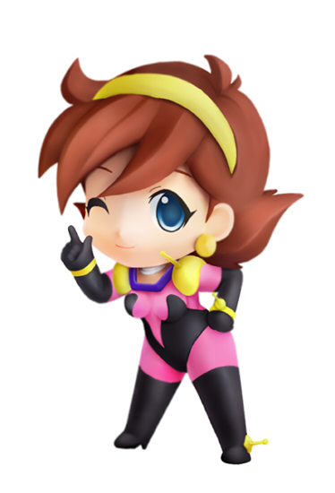 1990s_(style), 1girl, 3d, b-saku, bad_id, bad_pixiv_id, bodysuit, chibi