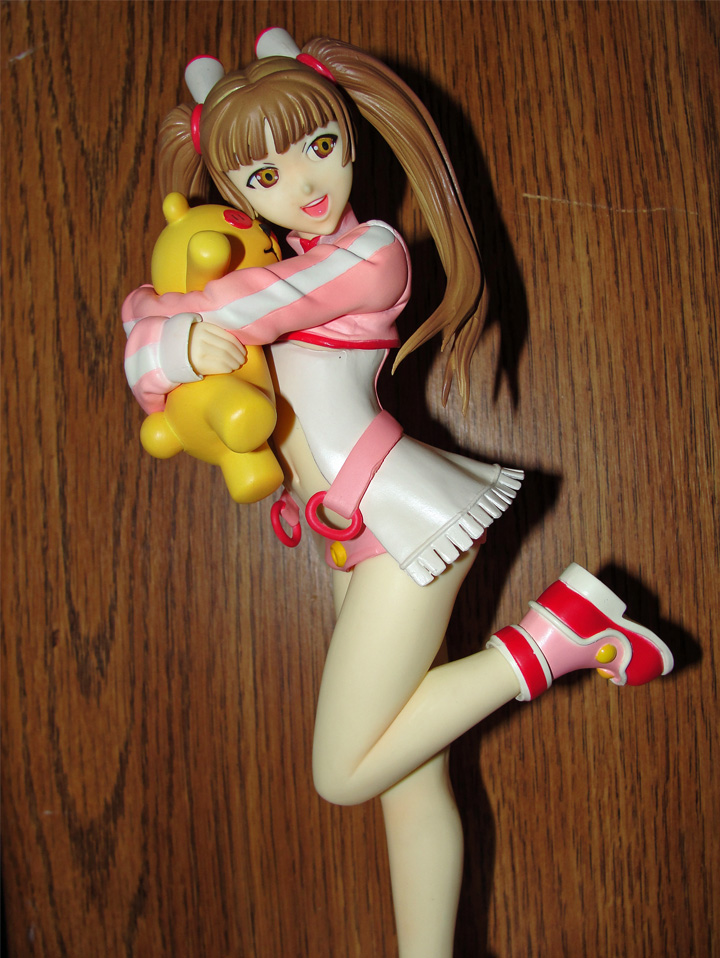 00s, amy_(bakuretsu_tenshi), bakuretsu_tenshi, brown_eyes, brown_hair, figure, open_mouth, photo_(medium)